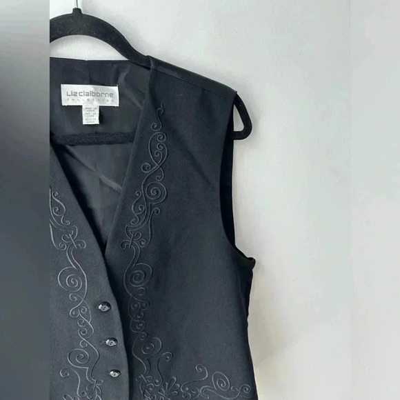 Vintage Liz Claiborne embroidered vest - Picture 4 of 10